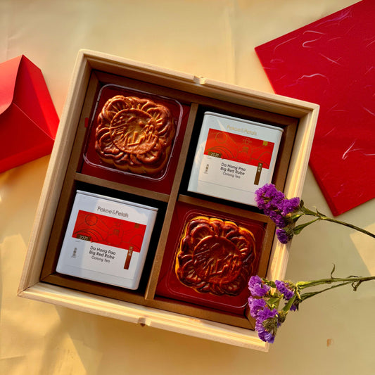 四件裝：茗茶 + 月餅禮盒 / Quartet: Artisanal Tea +  Mooncake Gift Box 2024